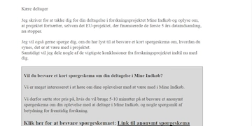 Brev til deltagerne (juni 2025)